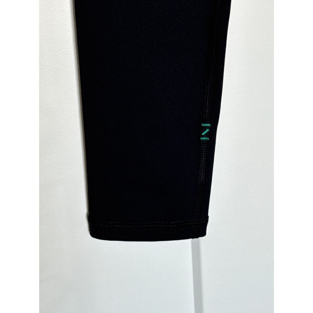 Nancy Rose Leggings with Ripped Slits Womens Size 6 Performance Plank Fit Black